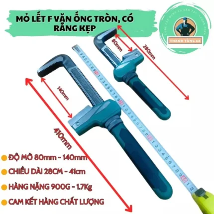 Cho thuê mỏ lết răng, mỏ lết nước, mỏ lết chữ F