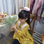 Váy bé gái, đầm chấm bi xinh, xả váy thu đông dài tay cho bé 10kg đến 21kg - Ảnh 4