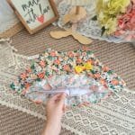 Chân váy hoa bé gái kèm quần , chất liệu hoa thô - Ảnh 3