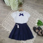 Bộ Áo Váy Đồng Phục Học Sinh Bé Gái Cao Cấp 6-14 tuổi - Ảnh 4