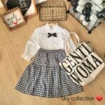 Chân váy midi hè thu bé gái, chân váy 2 tầng dáng dài tôn dáng xinh (shopee link) - Ảnh 2